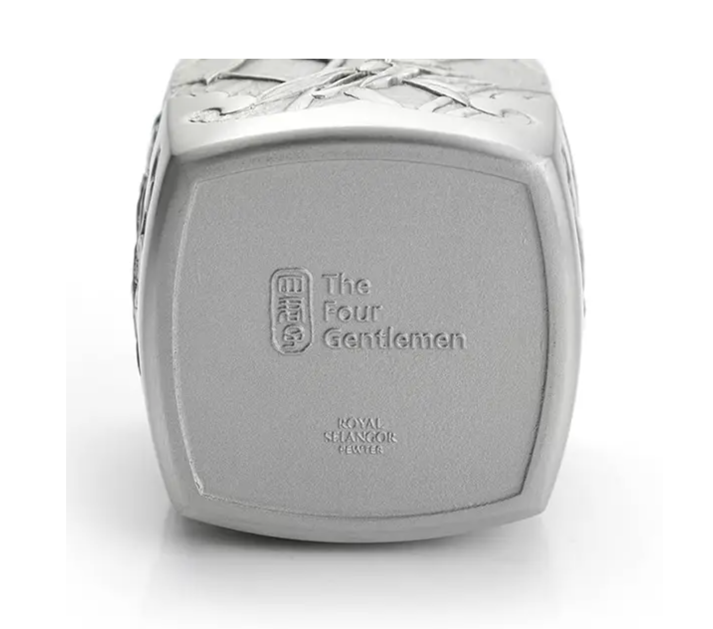 Pewter Four Gentlemen Tea Caddy by Royal Selangor