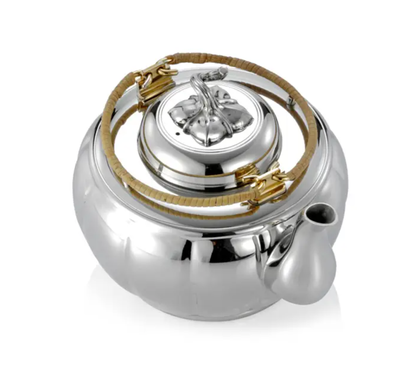 Pewter Melon-shaped Teapot by Royal Selangor